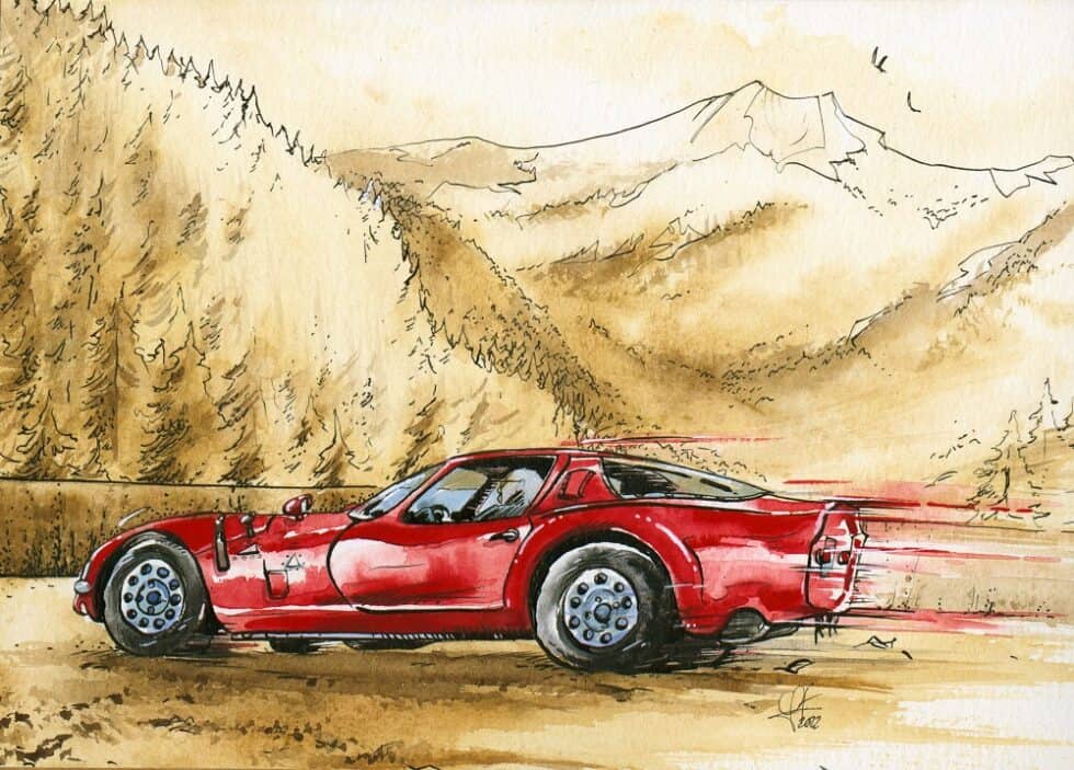 Voiture Alfa Romeo TZ2
